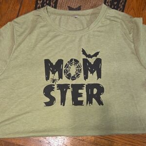 Green 'Momster' Kids T-Shirt